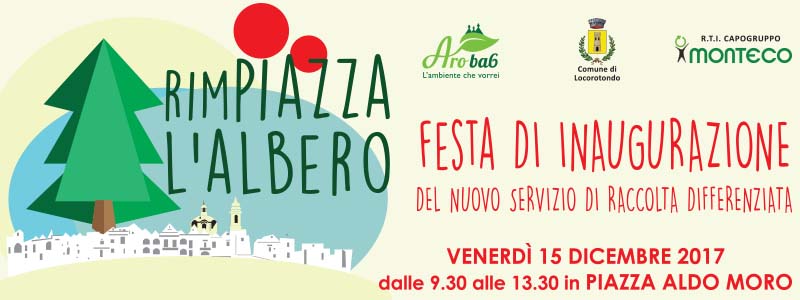 LOCOROTONDO: “RimPiazza l’albero”